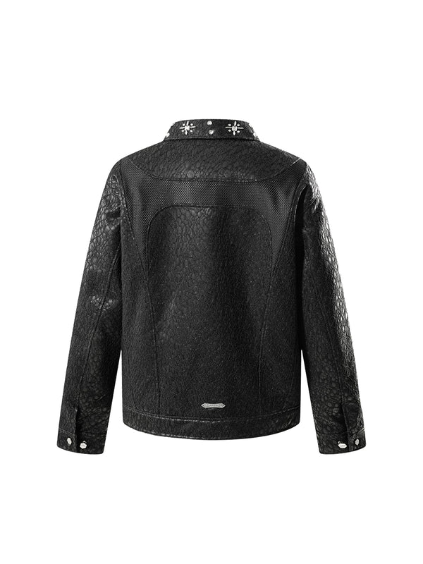 LUMINOUS DAWN STRUCTURED PATCHWORK JACKET