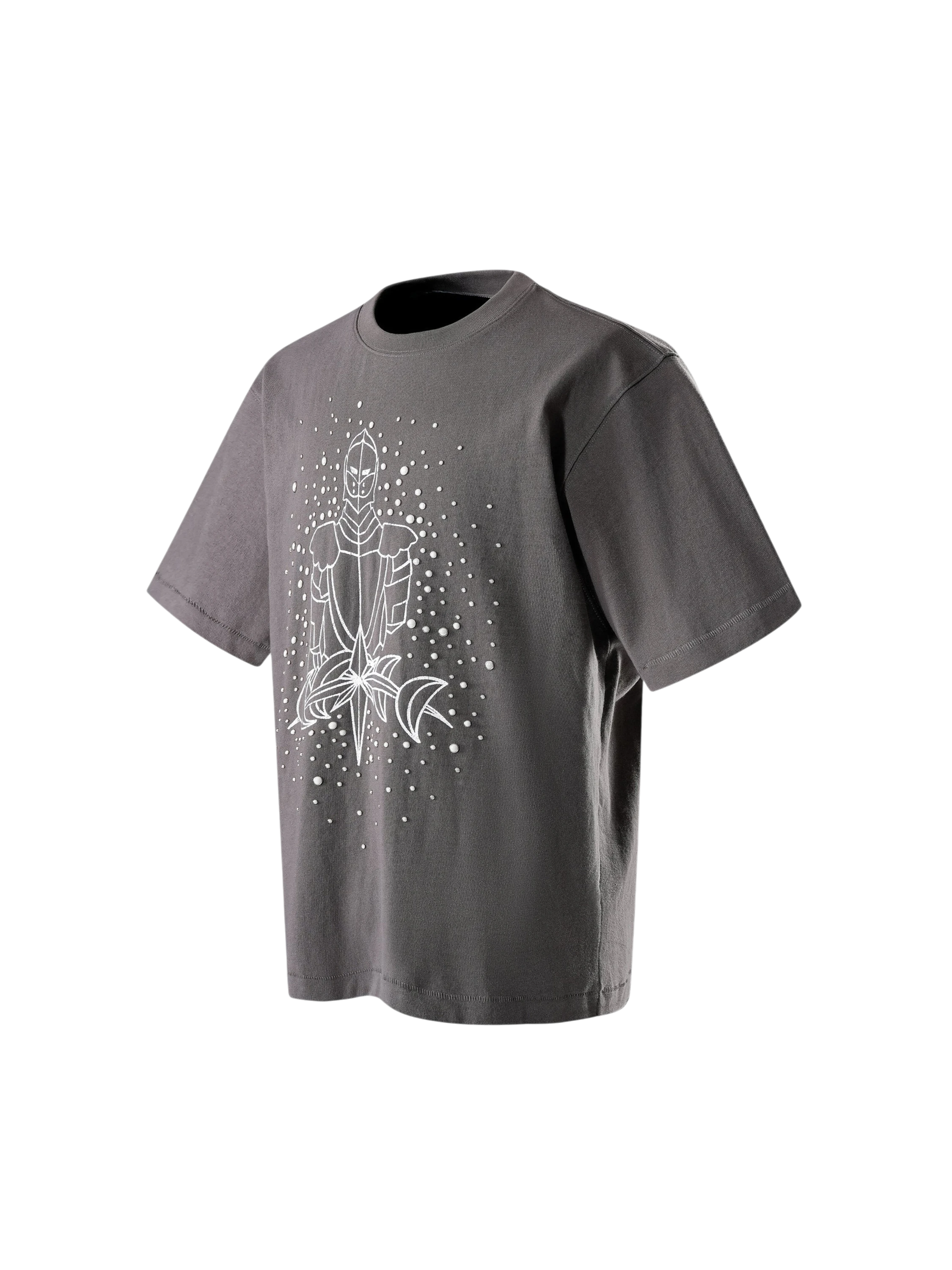 TBHNP Luminous Dawn sketch knight rhinestone t-shirt — men's streetwear graphic tee
