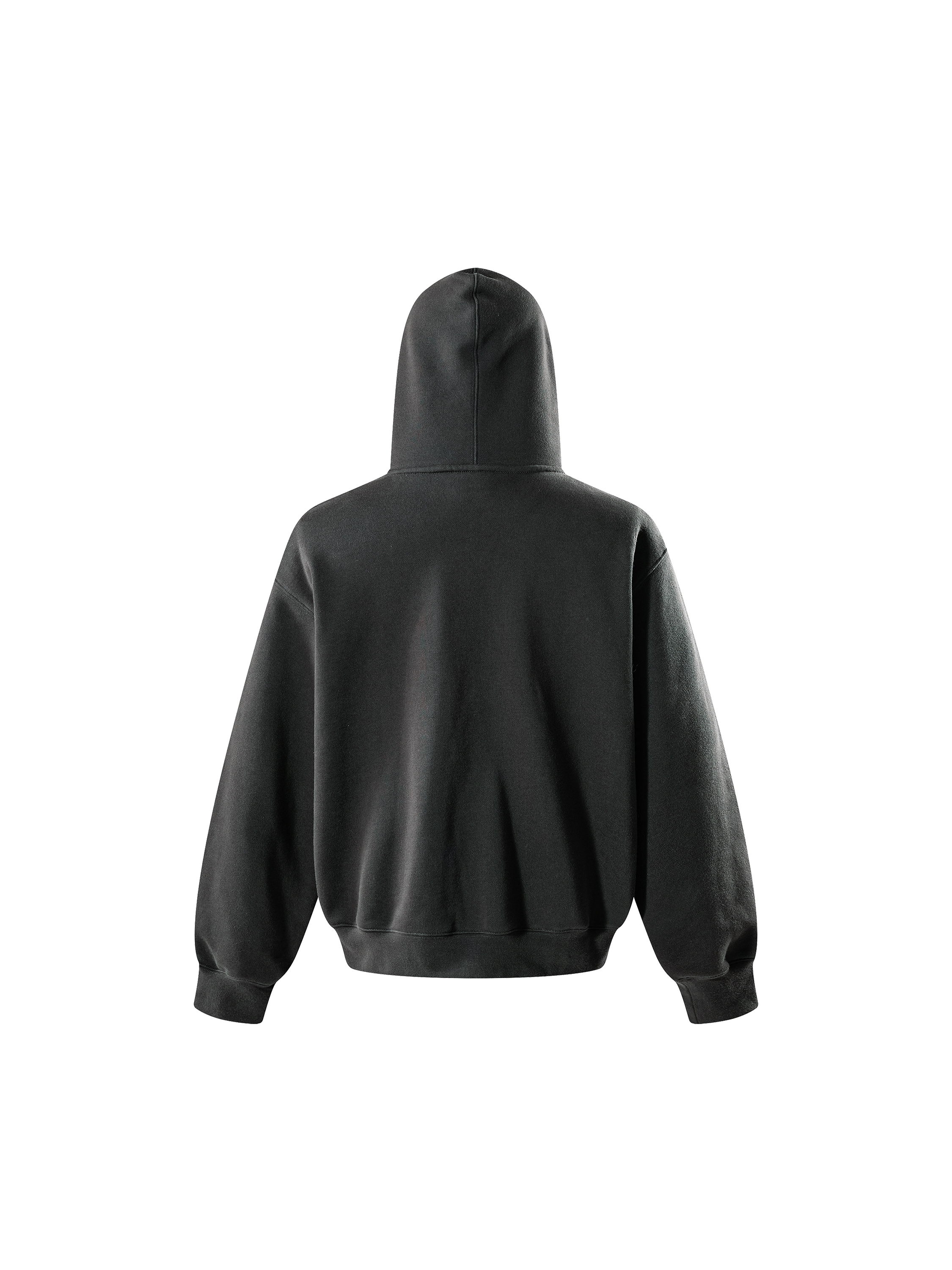 LUMINOUS DAWN DOUBLE-HEADED EAGLE RHINESTONE PRINTED ZIP HOODIE
