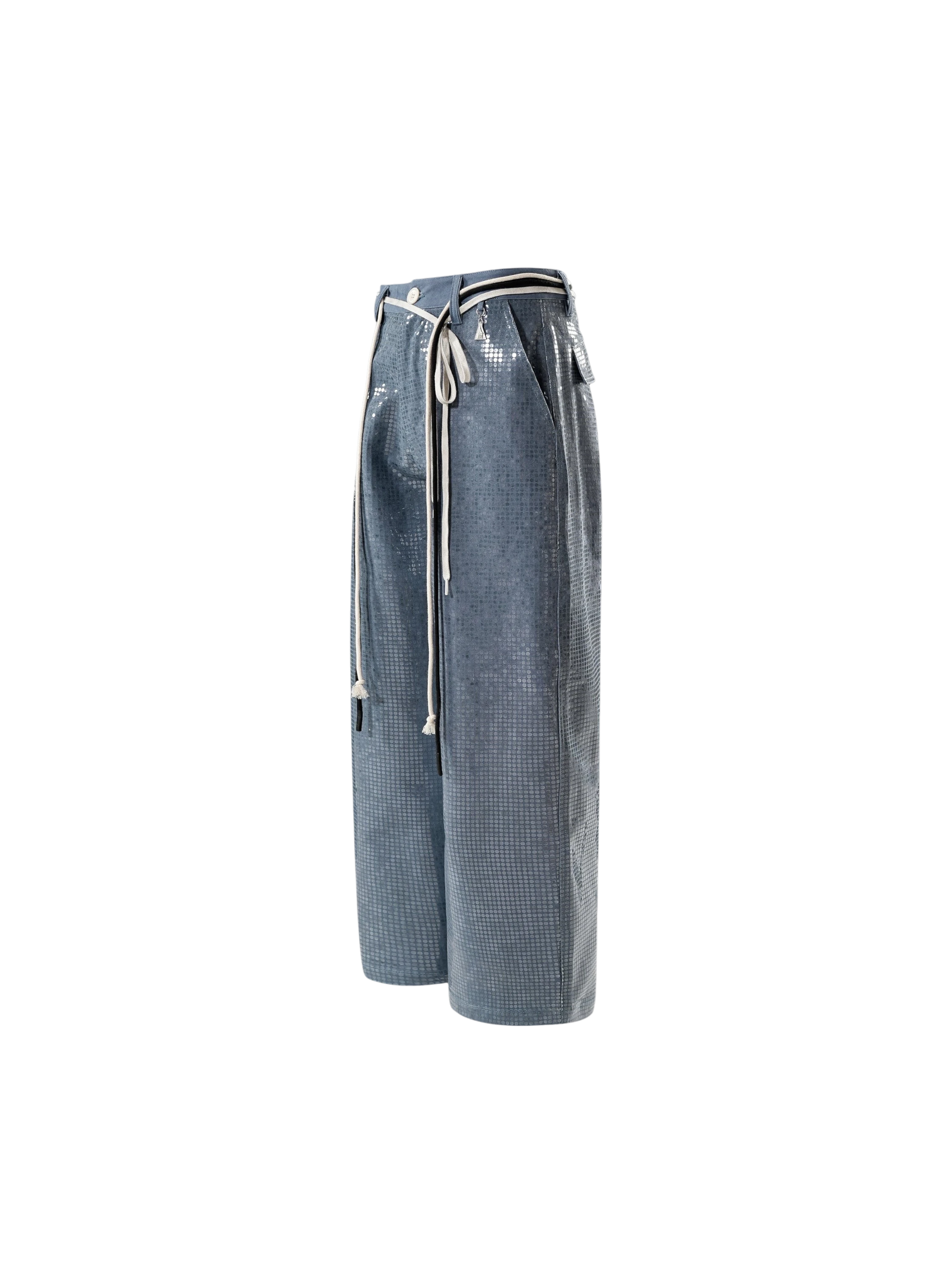 TBHNP Disciple sequin wide-leg work pants — men's streetwear pants