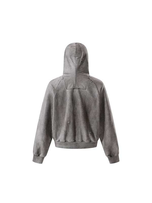 DISCIPLE DISTRESSED STAINED HOODIE