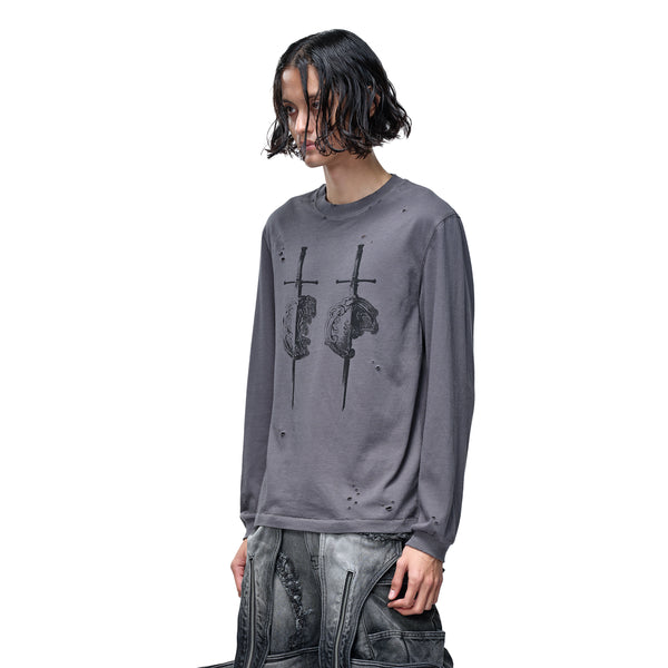 LUMINOUS DAWN SWORD & SHIELD L/S TEE