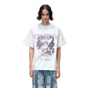 LUMINOUS DAWN DISTRESSED PATTERN S/S TEE