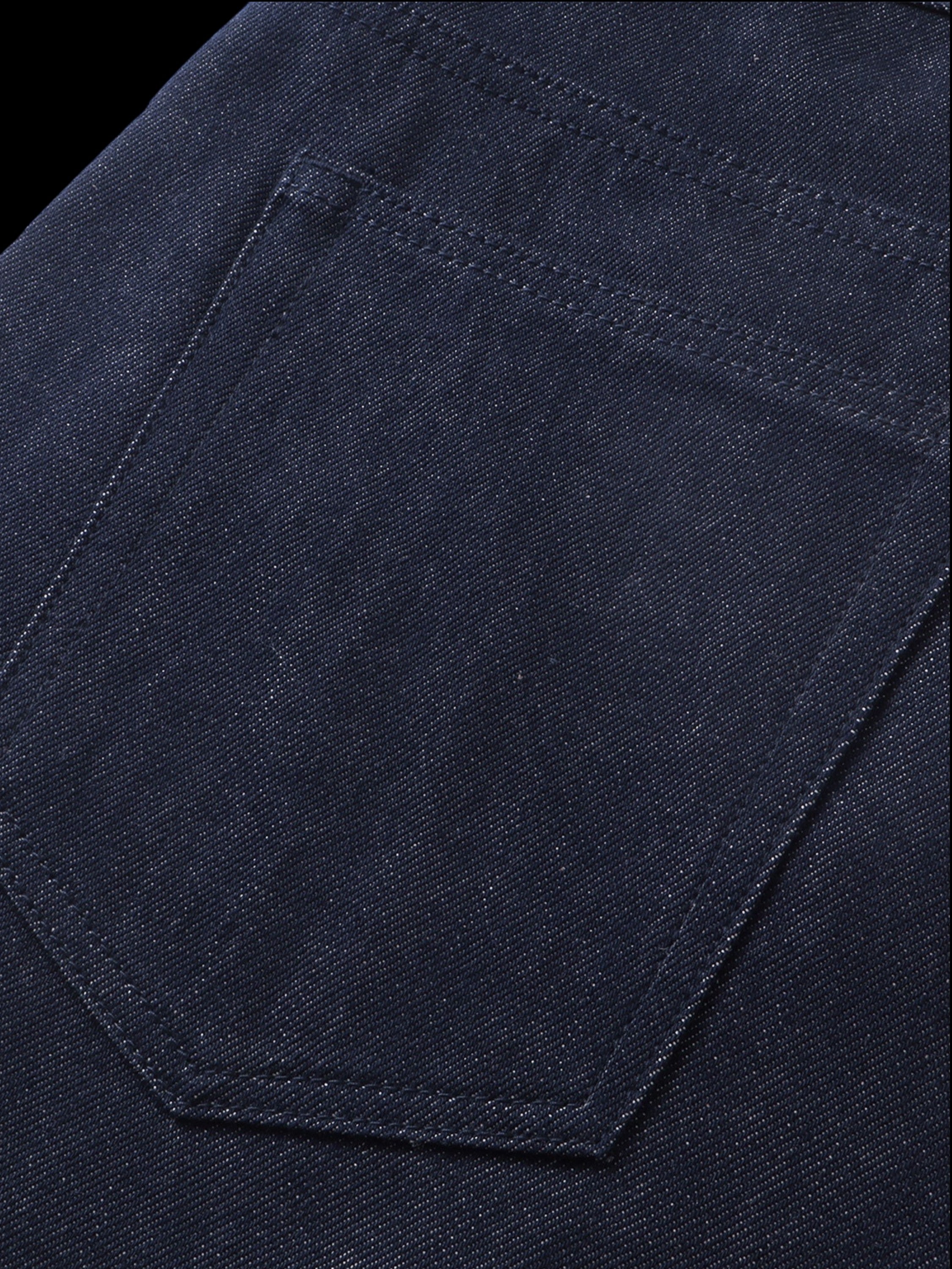 TBHNP Luminous Dawn button-fly wide-leg jeans, dark blue — men's streetwear denim