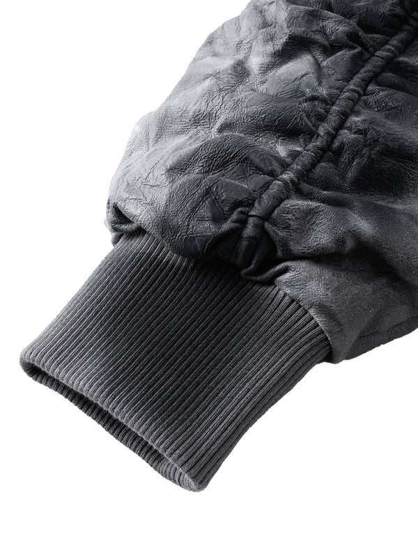 DISCIPLE WRINKLED SPRAY-PAINTED MA1 JACKET