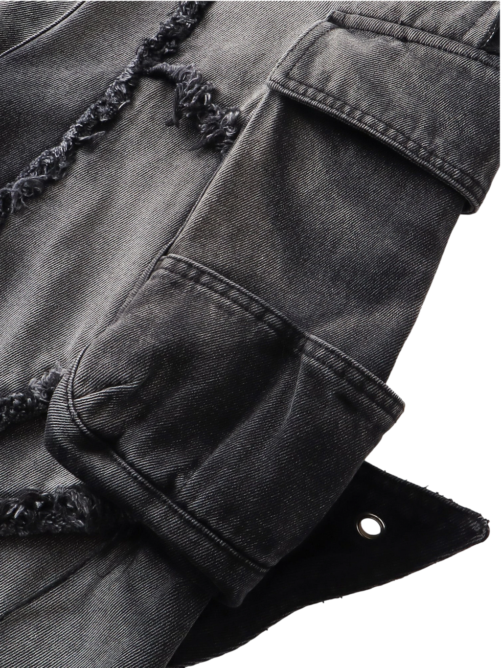 TBHNP Luminous Dawn sculpted bat flare jeans, black — men's streetwear denim