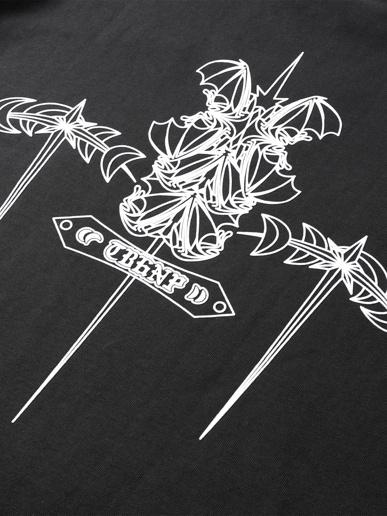 LUMINOUS DAWN FLOCKED L/S TEE