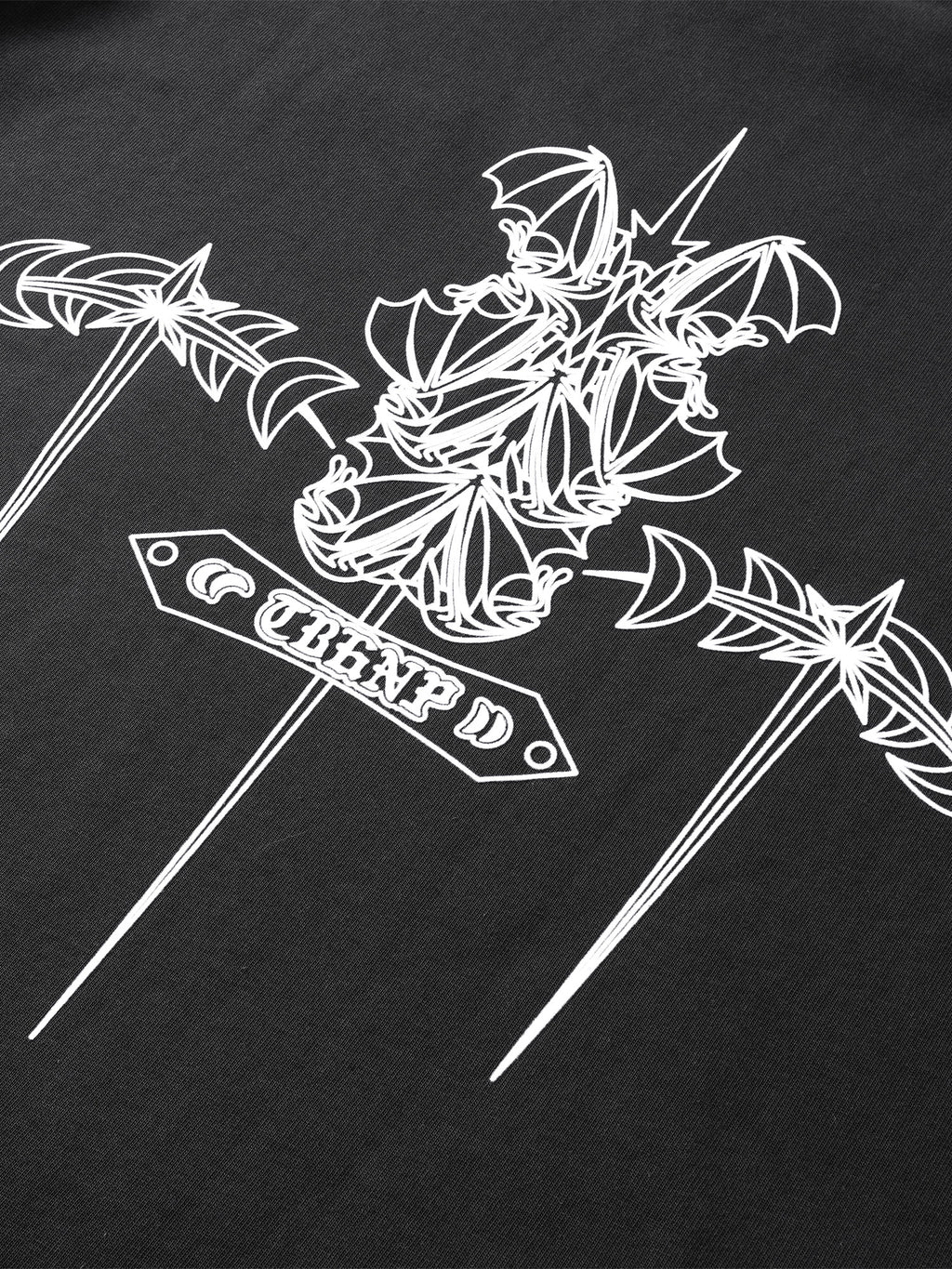 LUMINOUS DAWN FLOCKED L/S TEE