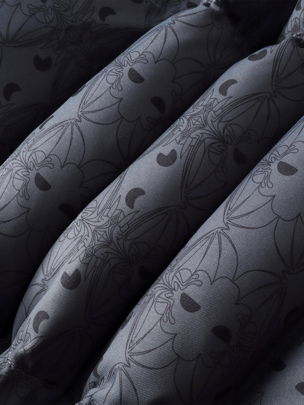 LUMINOUS DAWN BAT PATTERN DOWN VEST