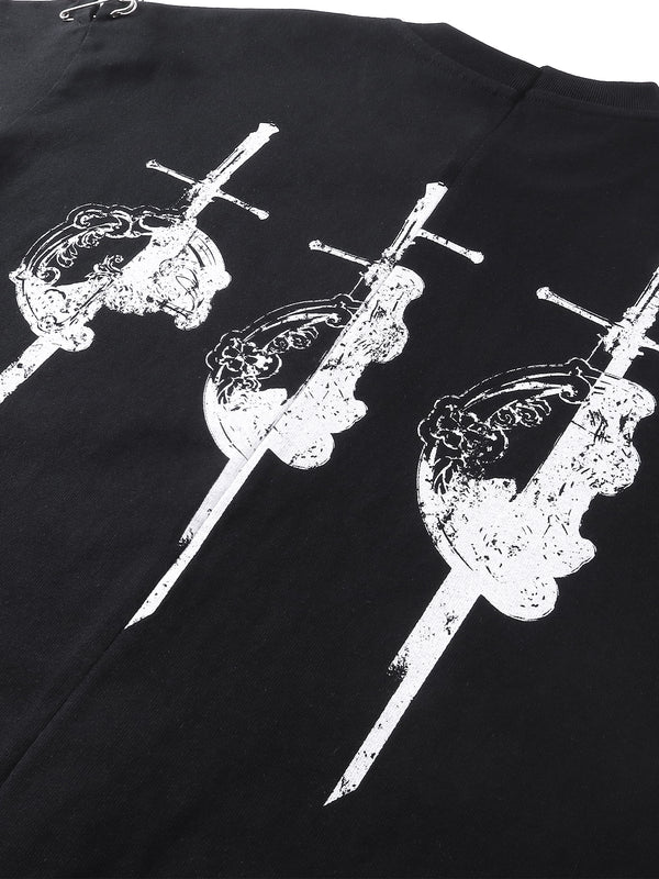 LUMINOUS DAWN DESTROYED PATCHWORK S/S TEE