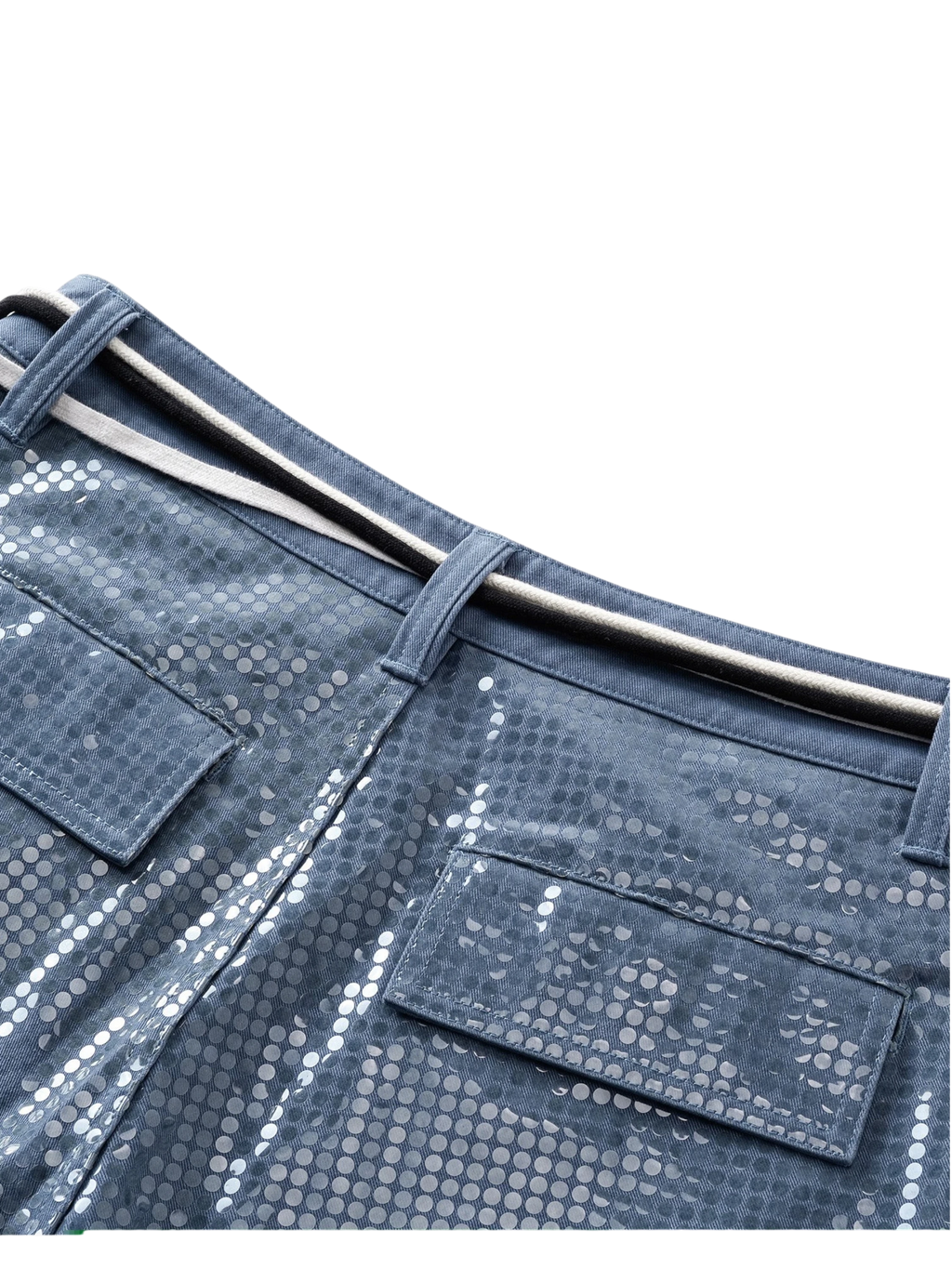 TBHNP Disciple sequin wide-leg work pants — men's streetwear pants