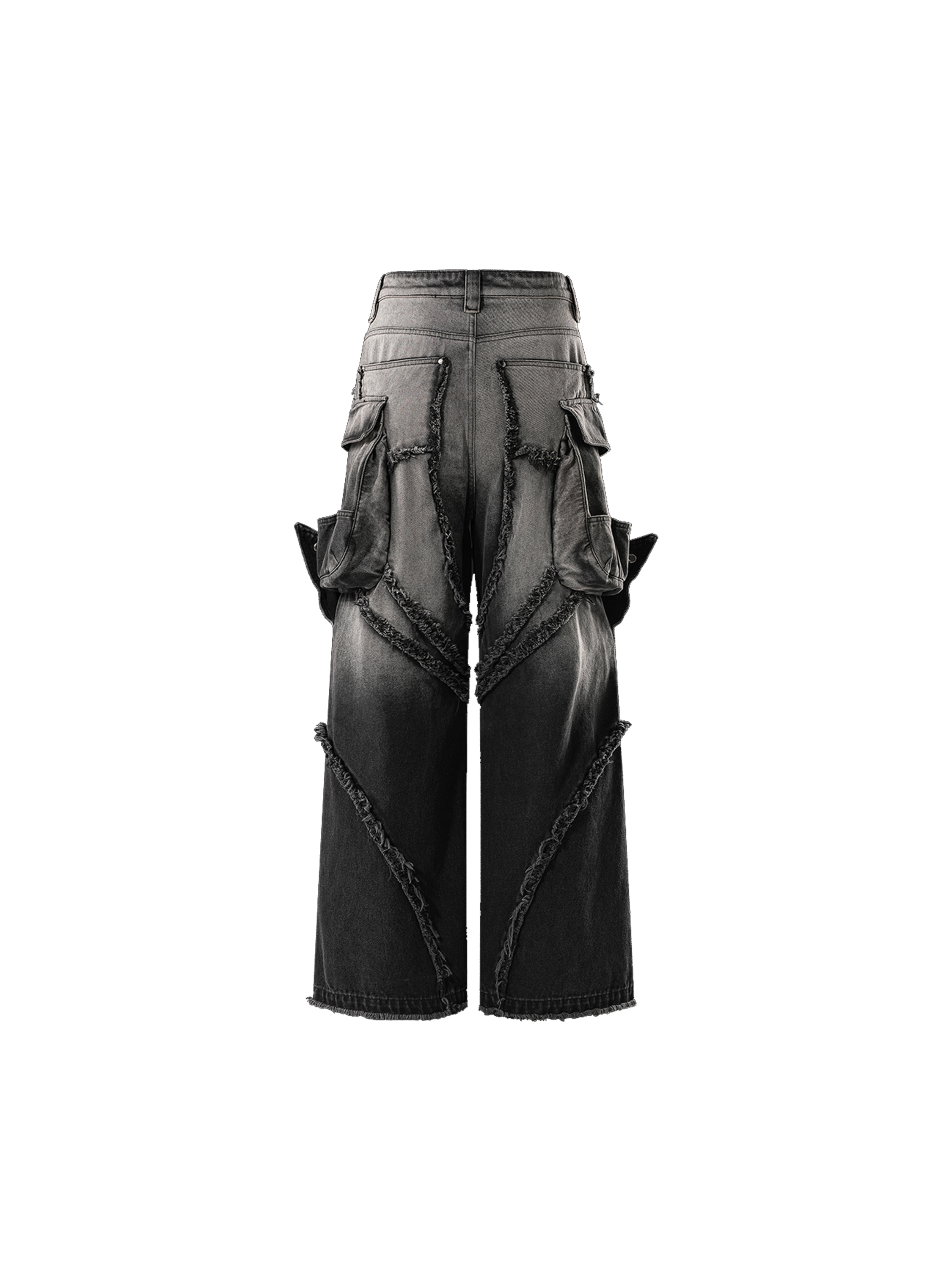 LUMINOUS DAWN SCULPTED BAT FLARE JEANS