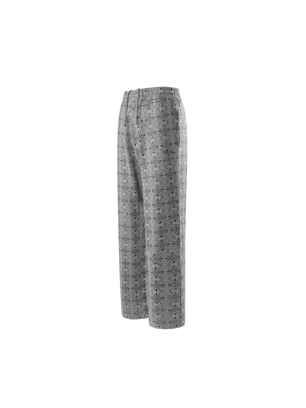 LUMINOUS DAWN DARK PATTERN RHINESTONE PANTS