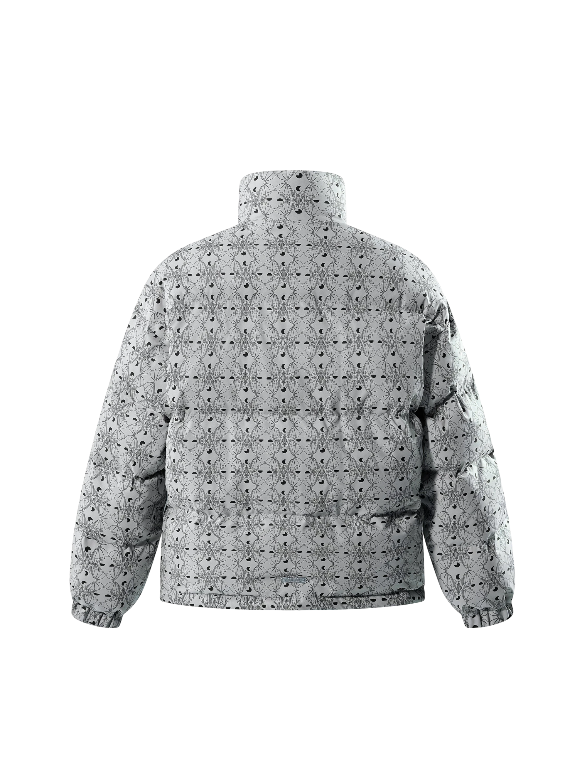 TBHNP Luminous Dawn Shadowbat down puffer jacket — men's gothic streetwear jacket
