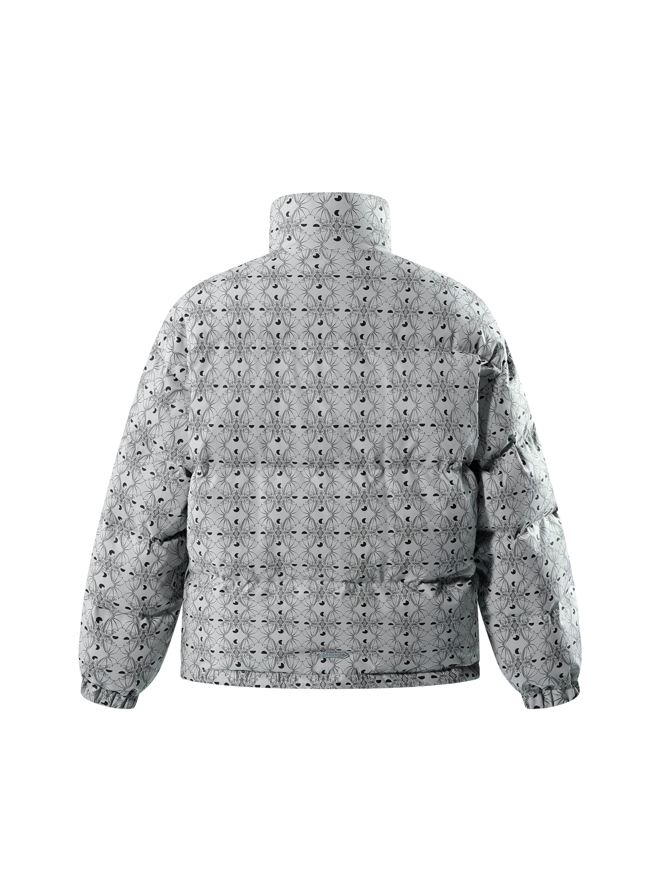 TBHNP Luminous Dawn Shadowbat down puffer jacket — men's gothic streetwear jacket