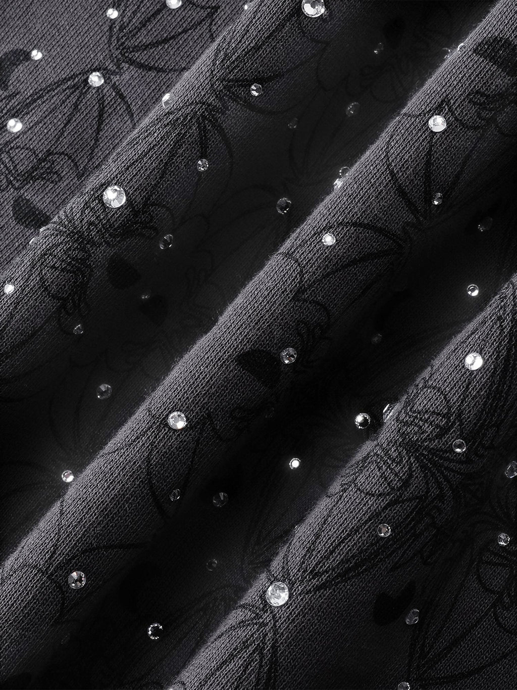 TBHNP Luminous Dawn all-over rhinestone zip hoodie — men's streetwear hoodie