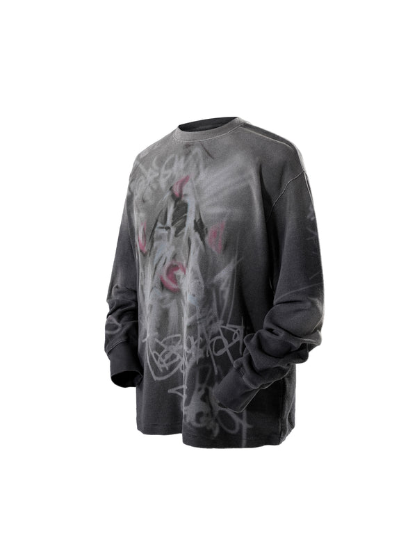 DISCIPLE GRAFFITI IRREGULAR L/S TEE