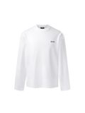 TBHNP Luminous Dawn flocked logo long-sleeve tee — men's streetwear graphic tee
