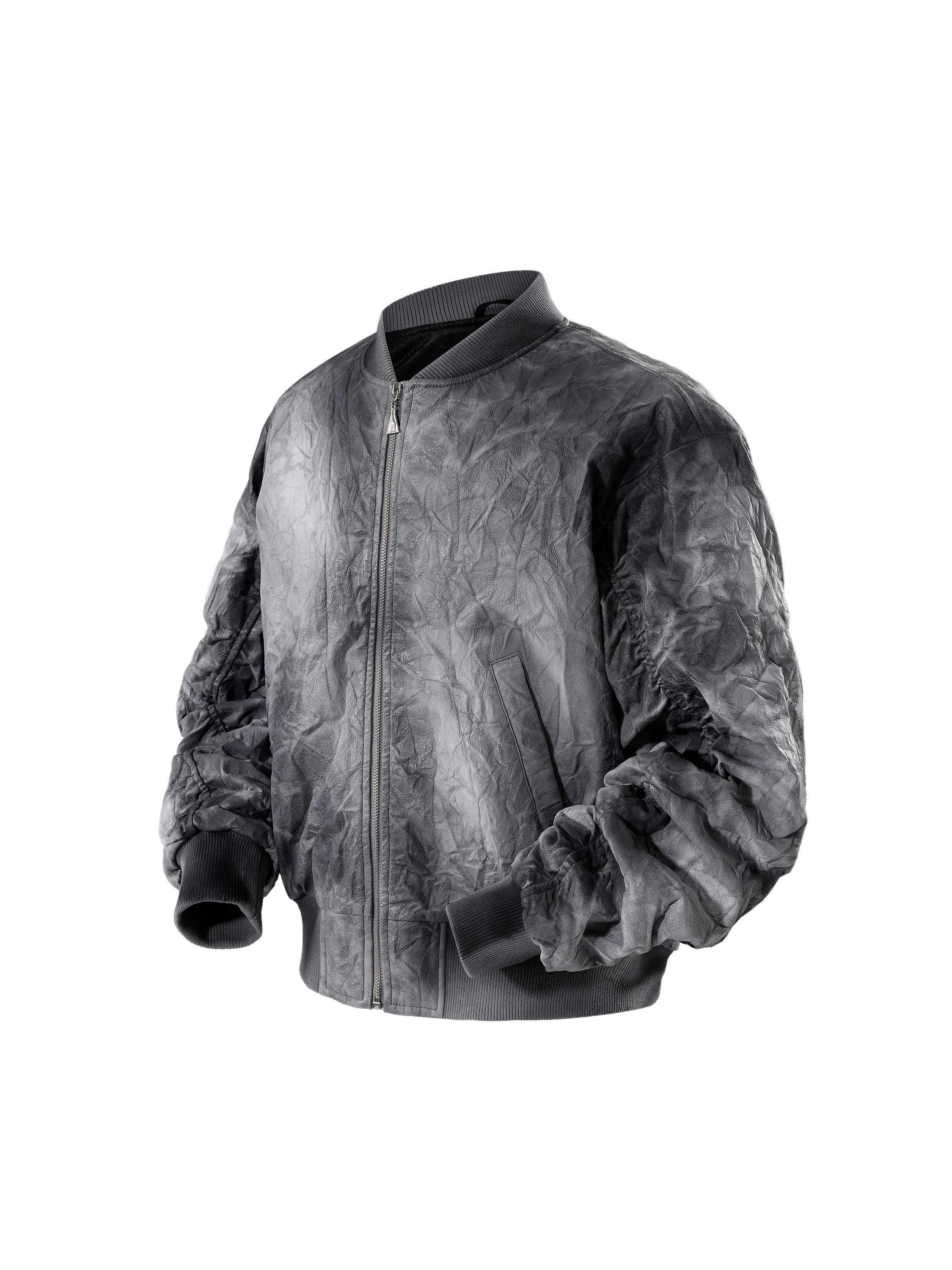 DISCIPLE WRINKLED SPRAY-PAINTED MA1 JACKET