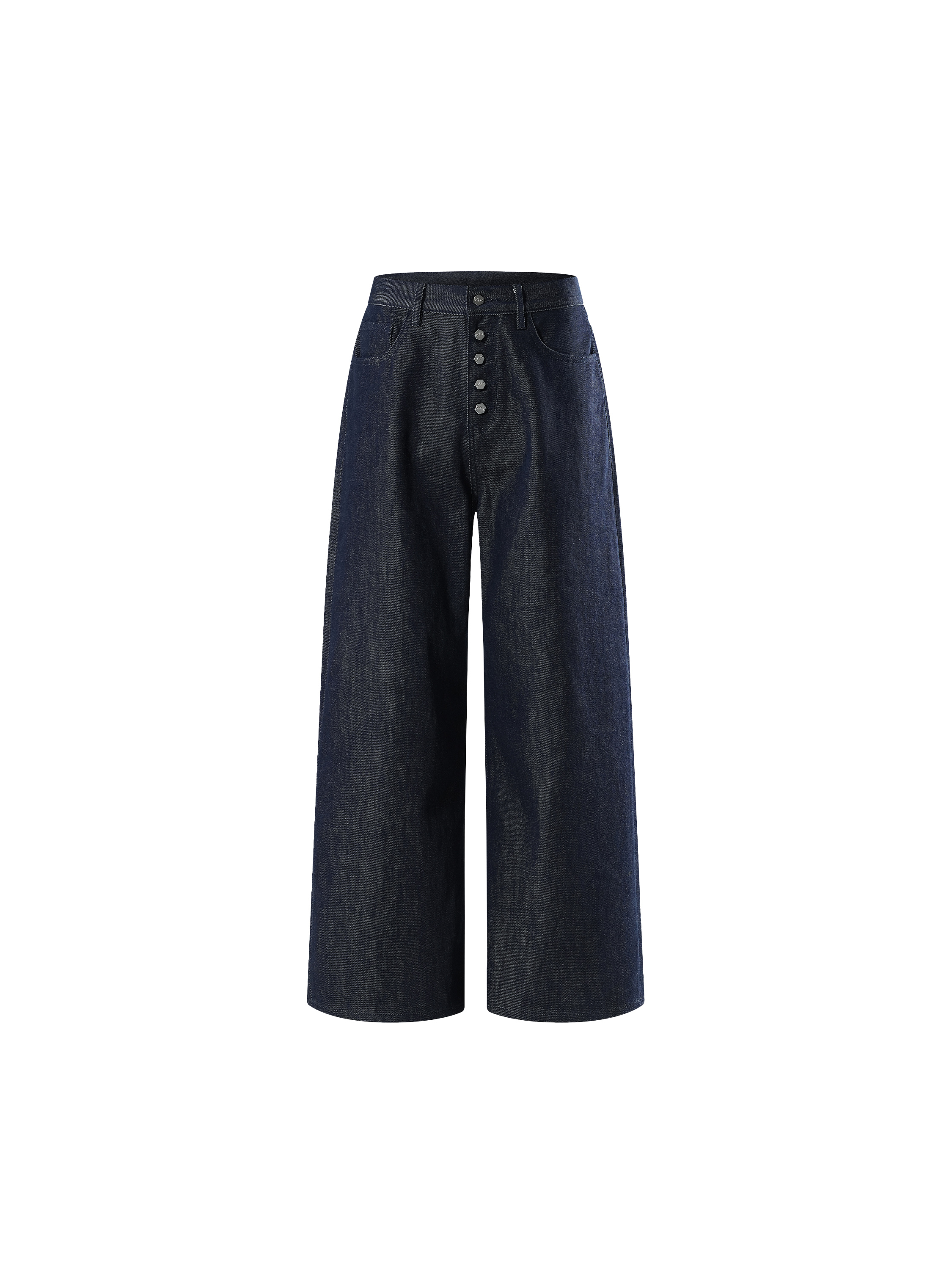 LUMINOUS DAWN BUTTON-FRONT JEANS