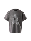 TBHNP Luminous Dawn sketch knight rhinestone t-shirt — men's streetwear graphic tee