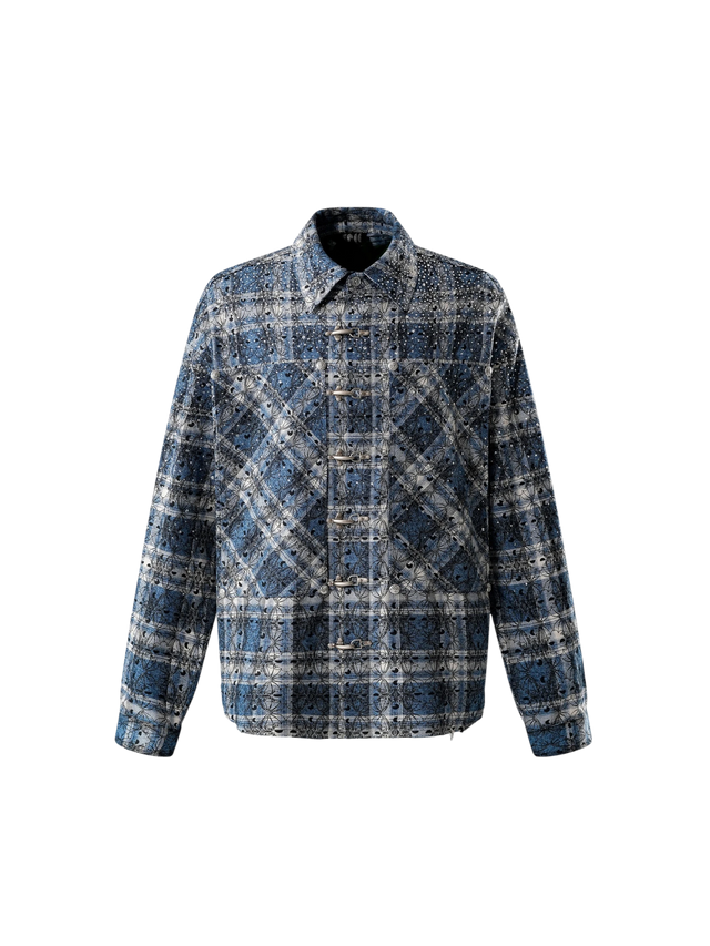 SHADOWBAT BUCKLE PLAID SHIRT