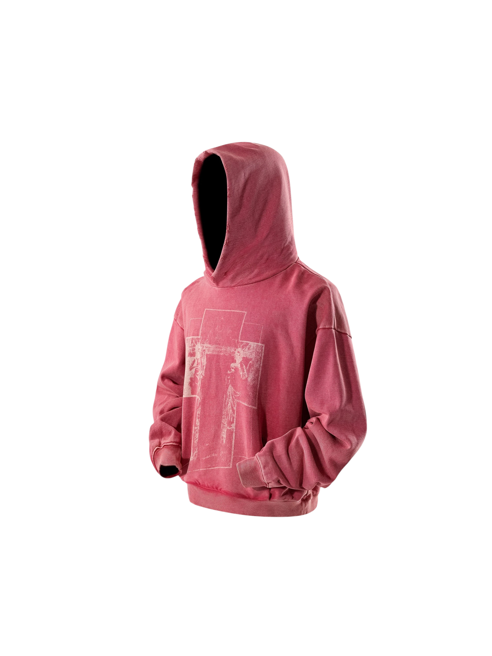 TBHNP Disciple Double Saints distressed pullover hoodie — men's streetwear hoodie