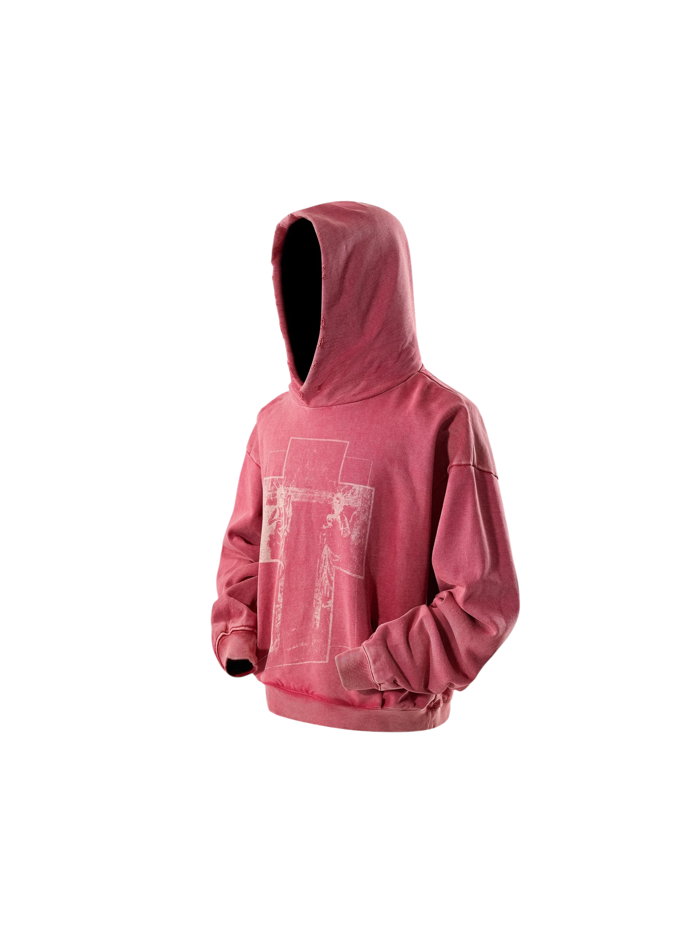 TBHNP Disciple Double Saints distressed pullover hoodie — men's streetwear hoodie