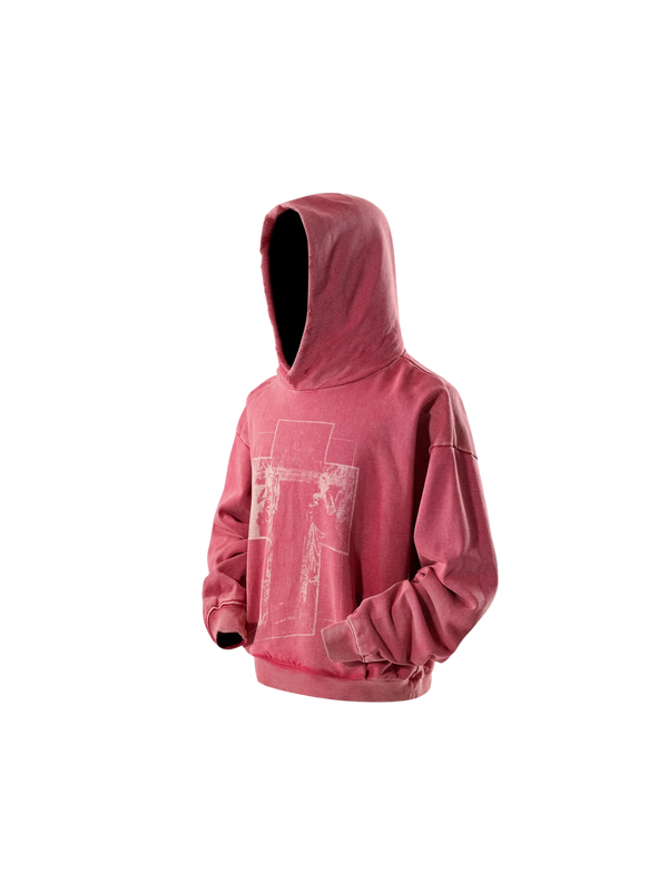 HOODIE DISCIPLE DOUBLE SAINTS CON ESTAMPADO DEVORÉ