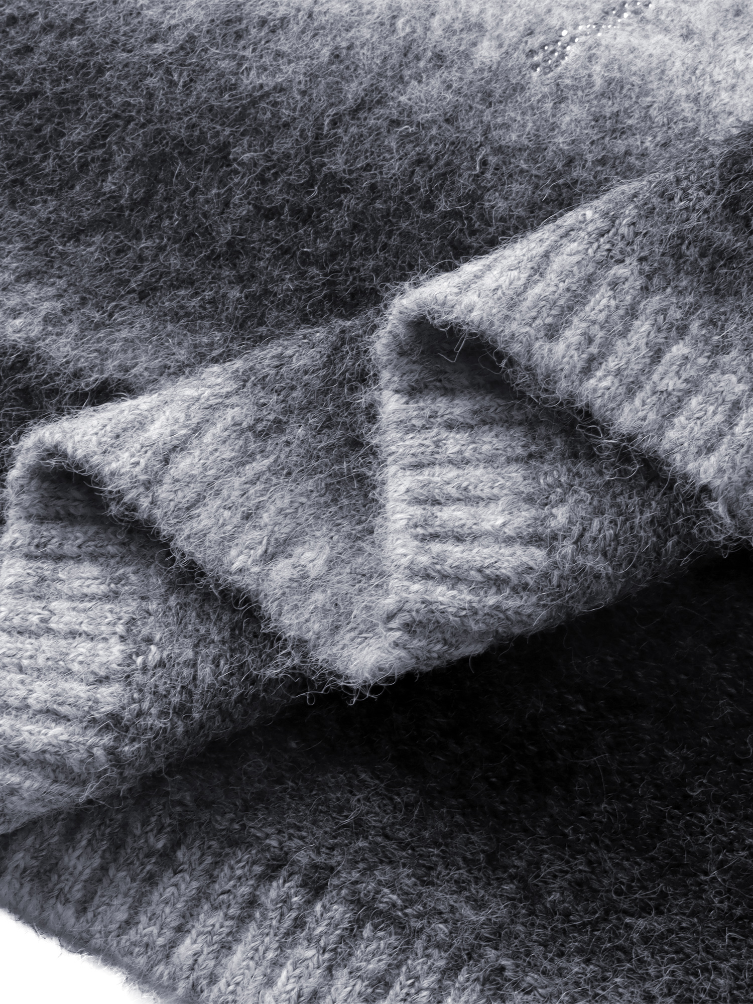LUMINOUS DAWN RHINESTONE MOHAIR SWEATER