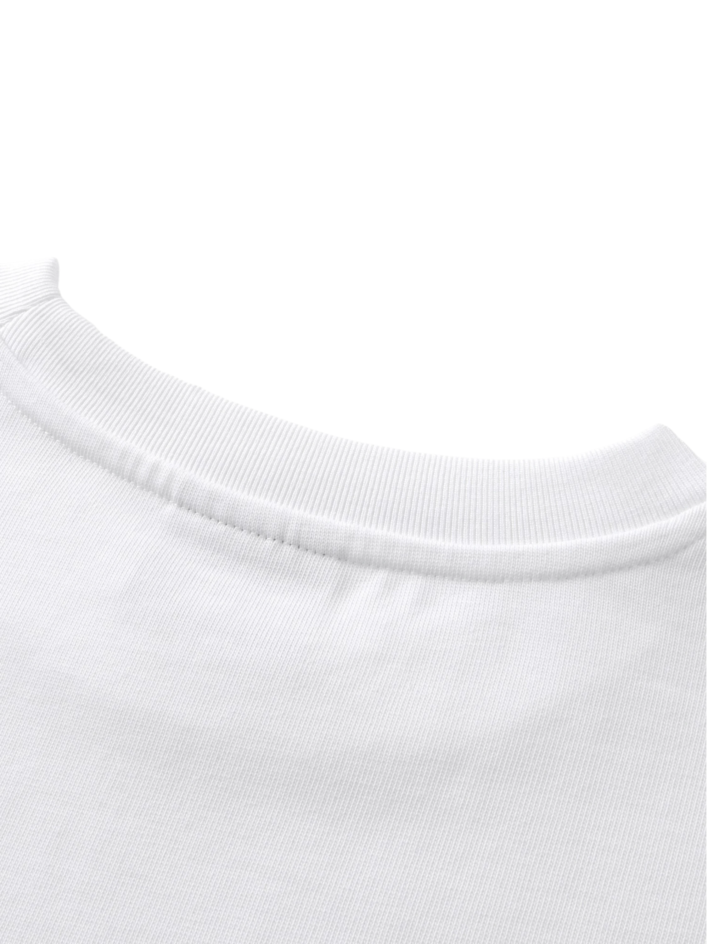 TBHNP Luminous Dawn flocked logo long-sleeve tee — men's streetwear graphic tee