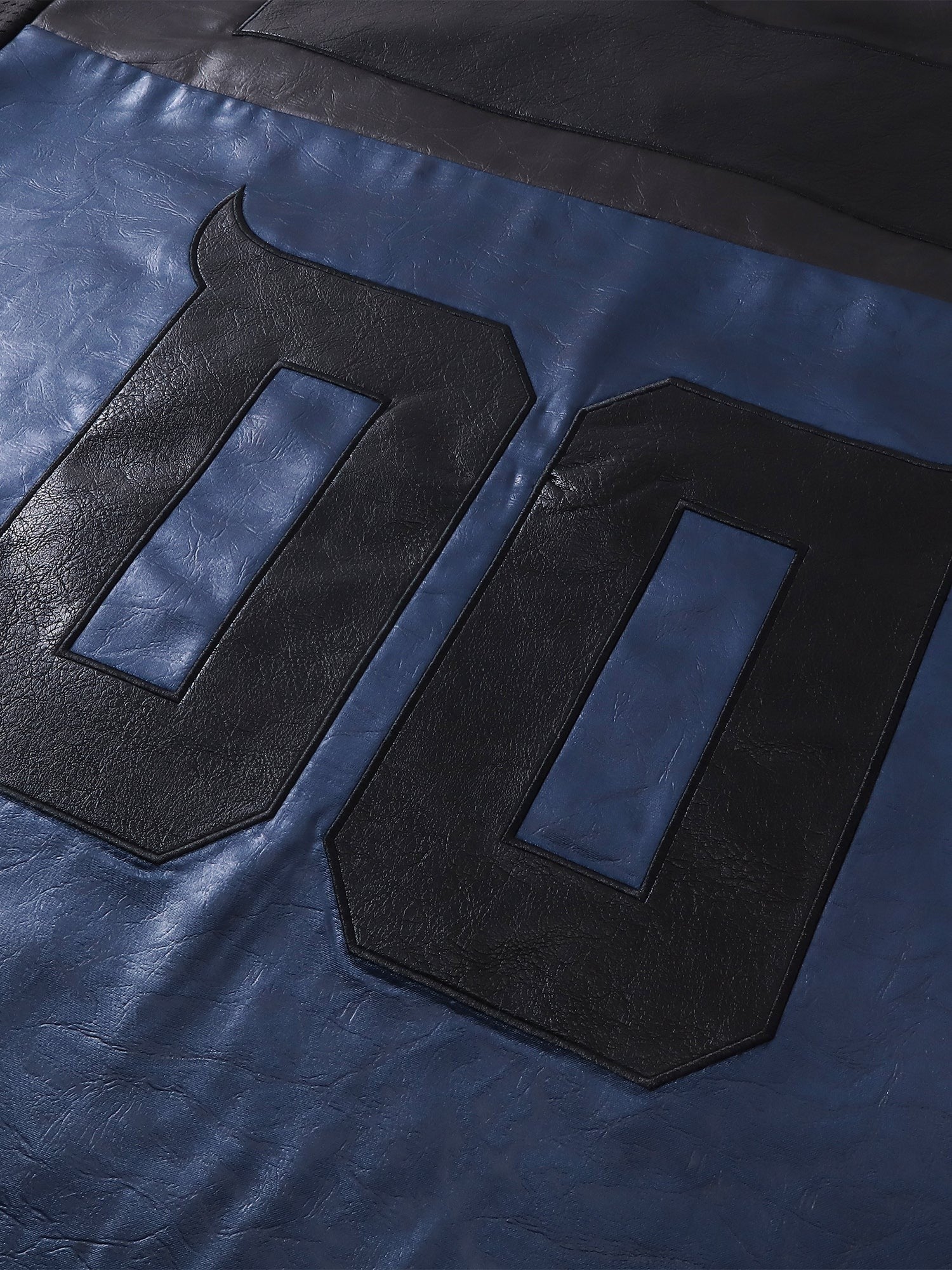 TBHNP Luminous Dawn sword and knight mesh football jersey with leather sleeves, navy blue — men's streetwear jersey