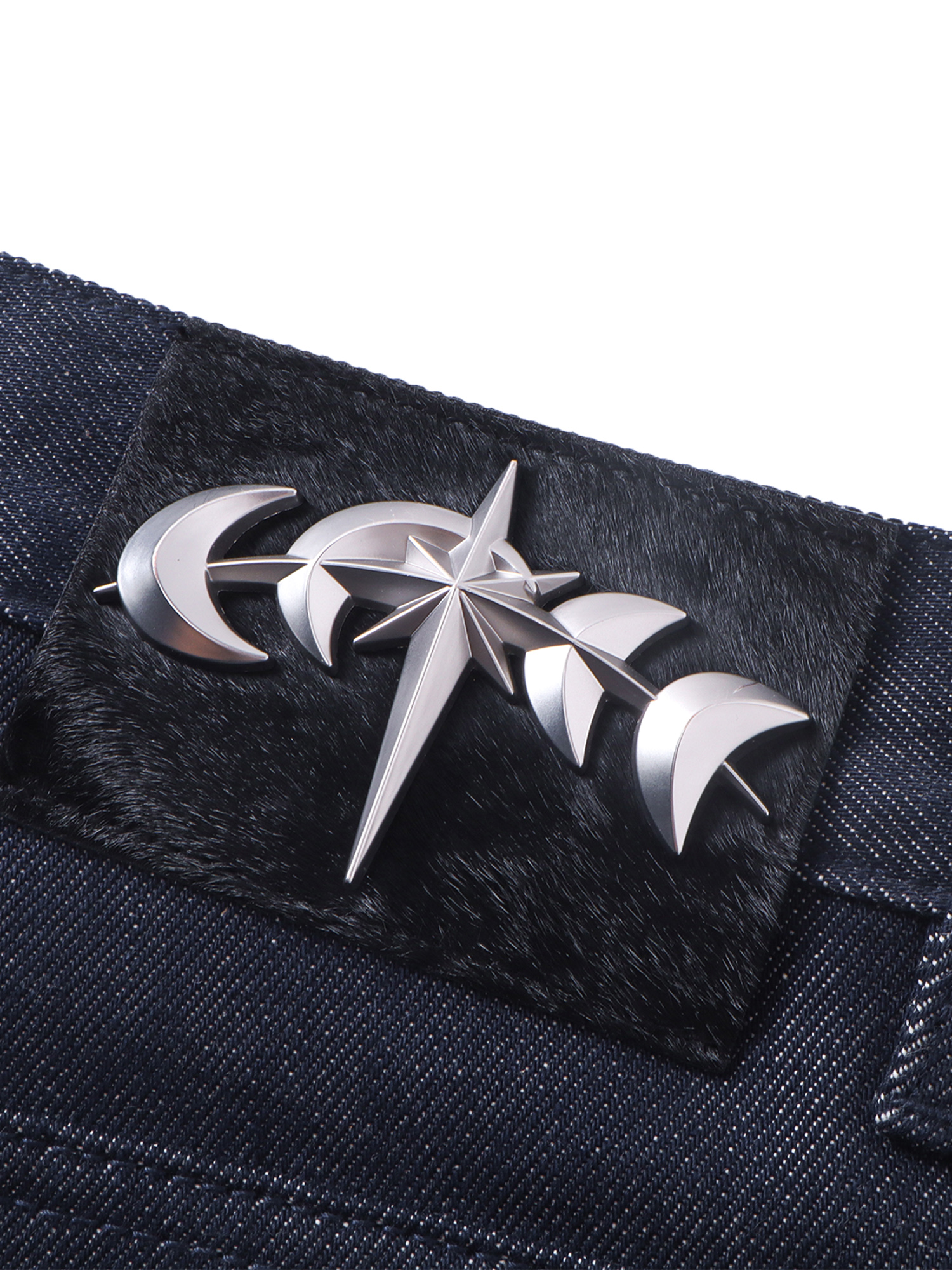 LUMINOUS DAWN BUTTON-FRONT JEANS