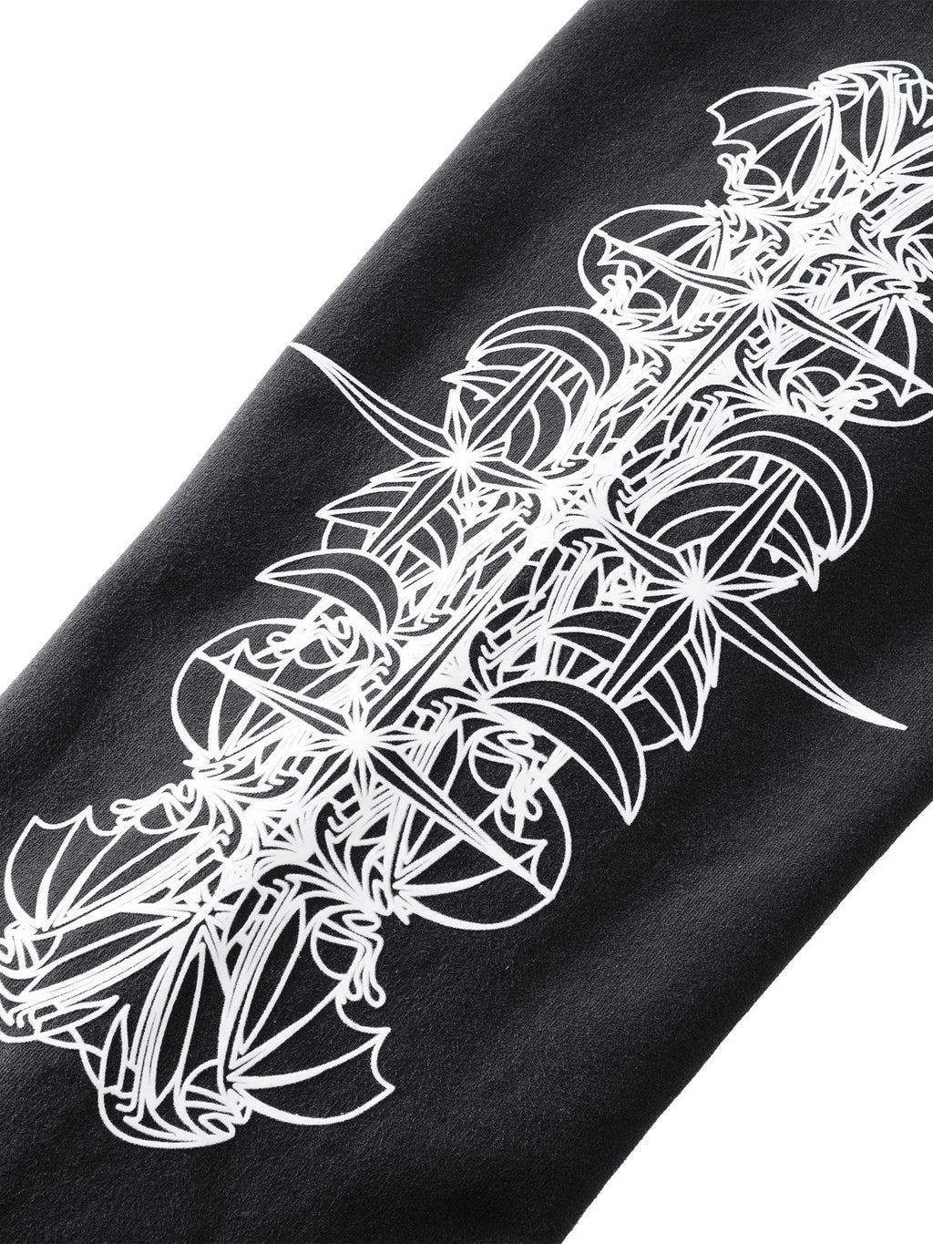 Dark Grey Luminous Dawn pants, side seam construction