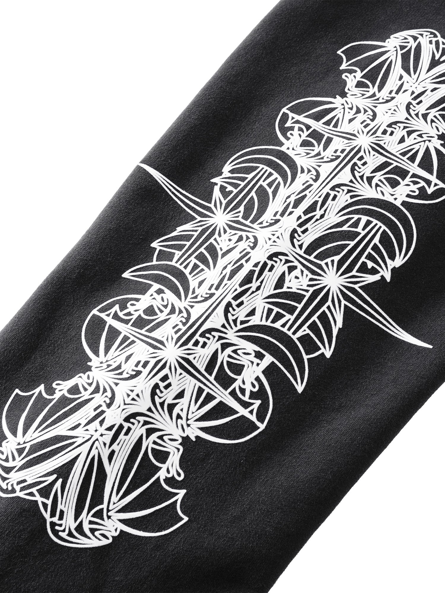 Dark Grey Luminous Dawn pants, side seam construction