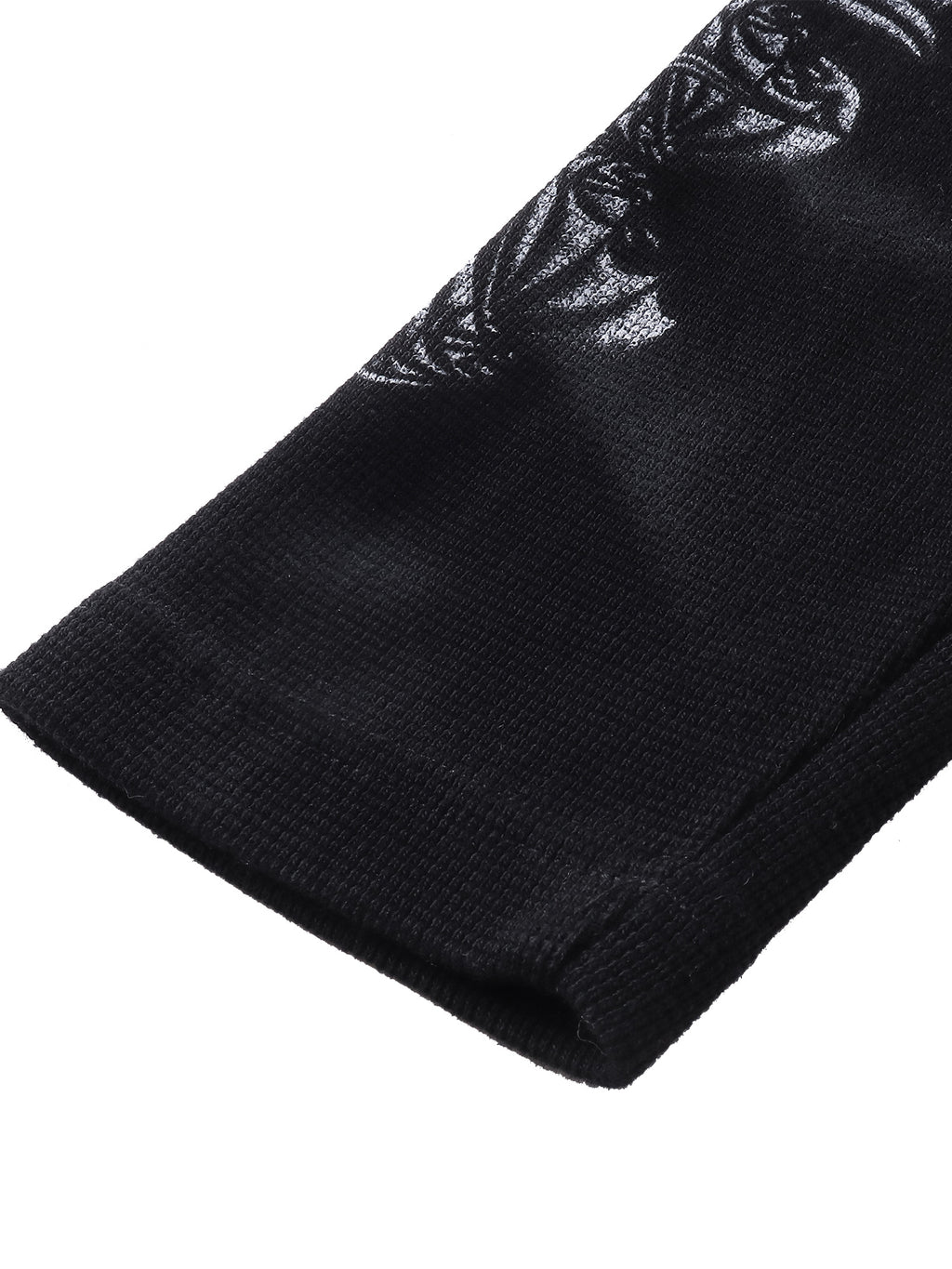 LUMINOUS DAWN WAFFLE-KNIT L-S TEE