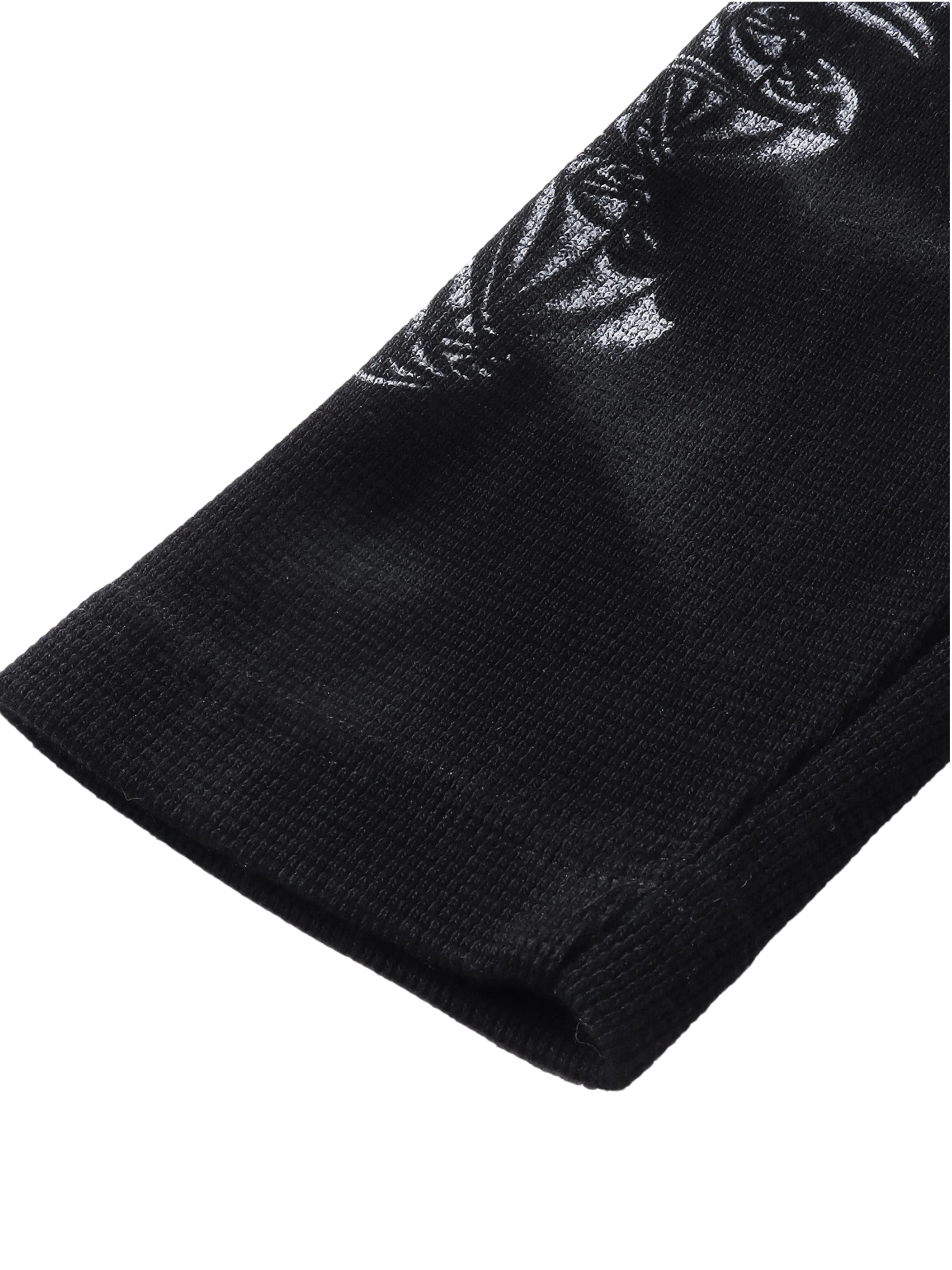 TBHNP Luminous Dawn waffle-knit henley long-sleeve top with metal chest badge — men's streetwear henley