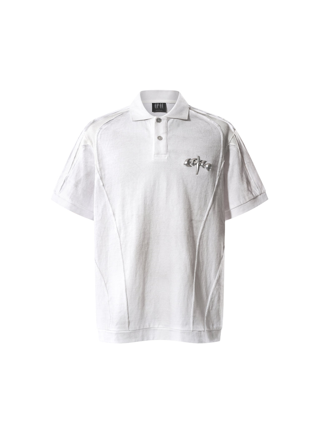 LUMINOUS DAWN STRUCTURED POLO S/S TEE