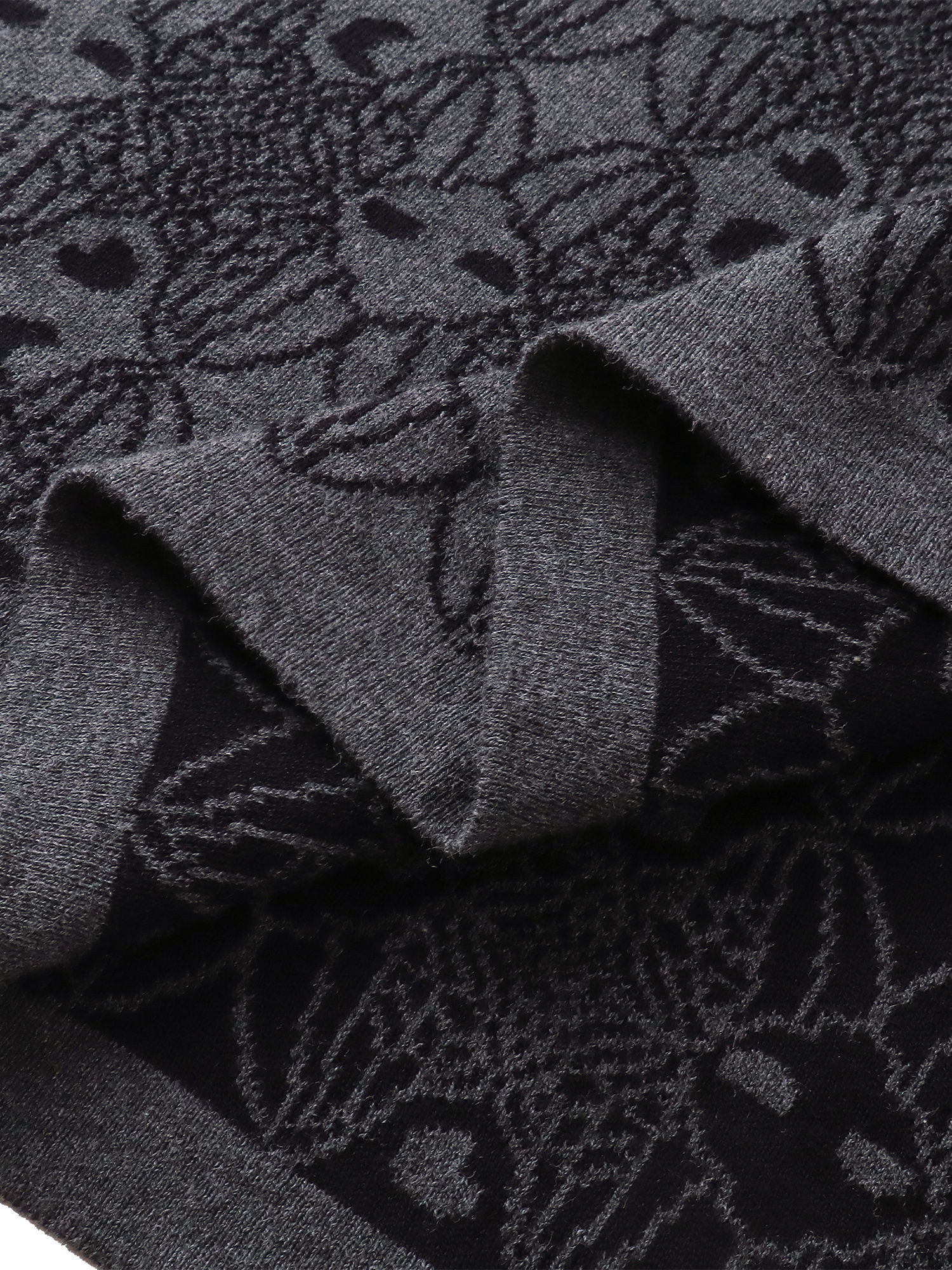 LUMINOUS DAWN BAT PATTERN POLO TEE