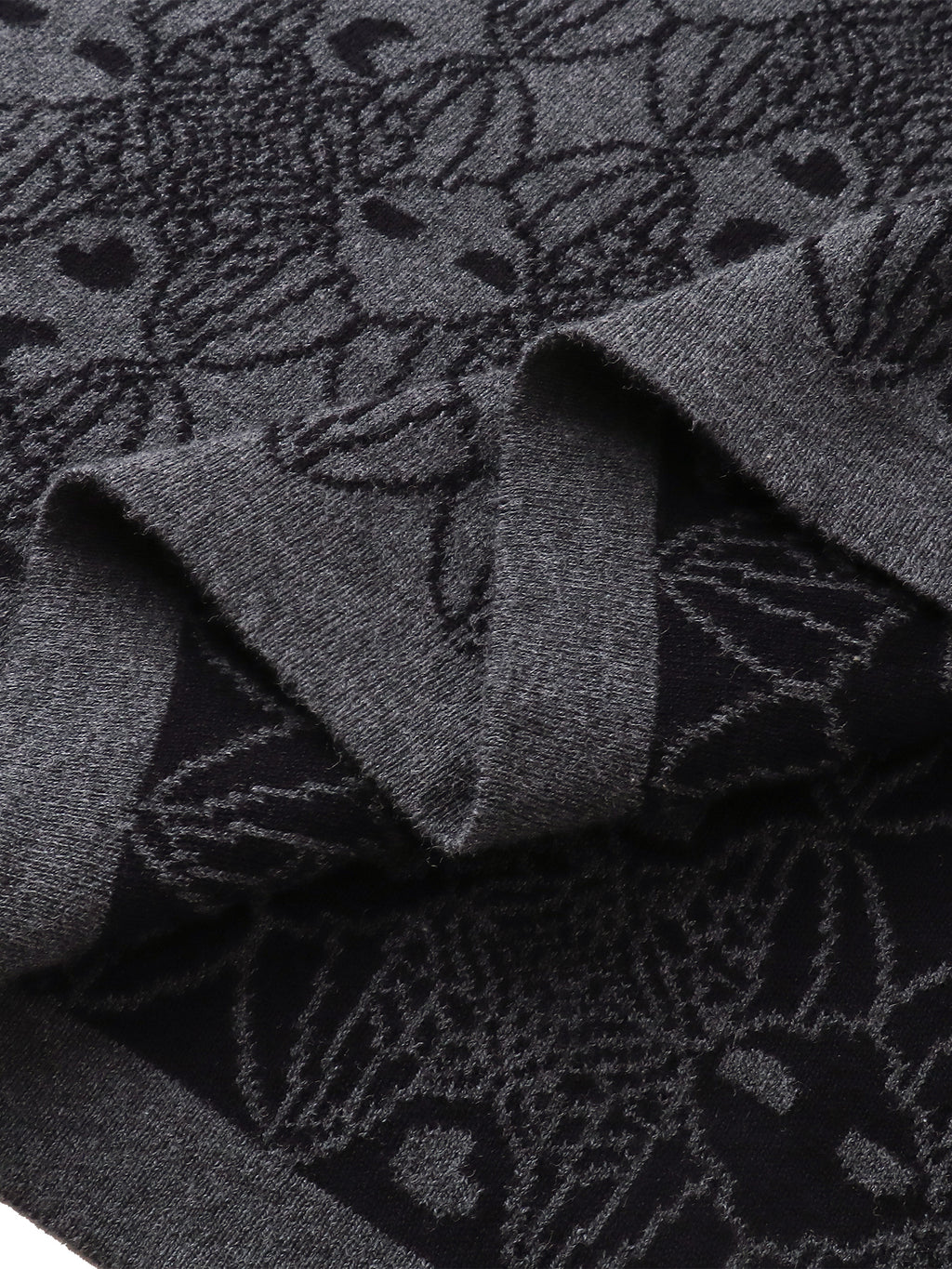 LUMINOUS DAWN BAT PATTERN POLO TEE