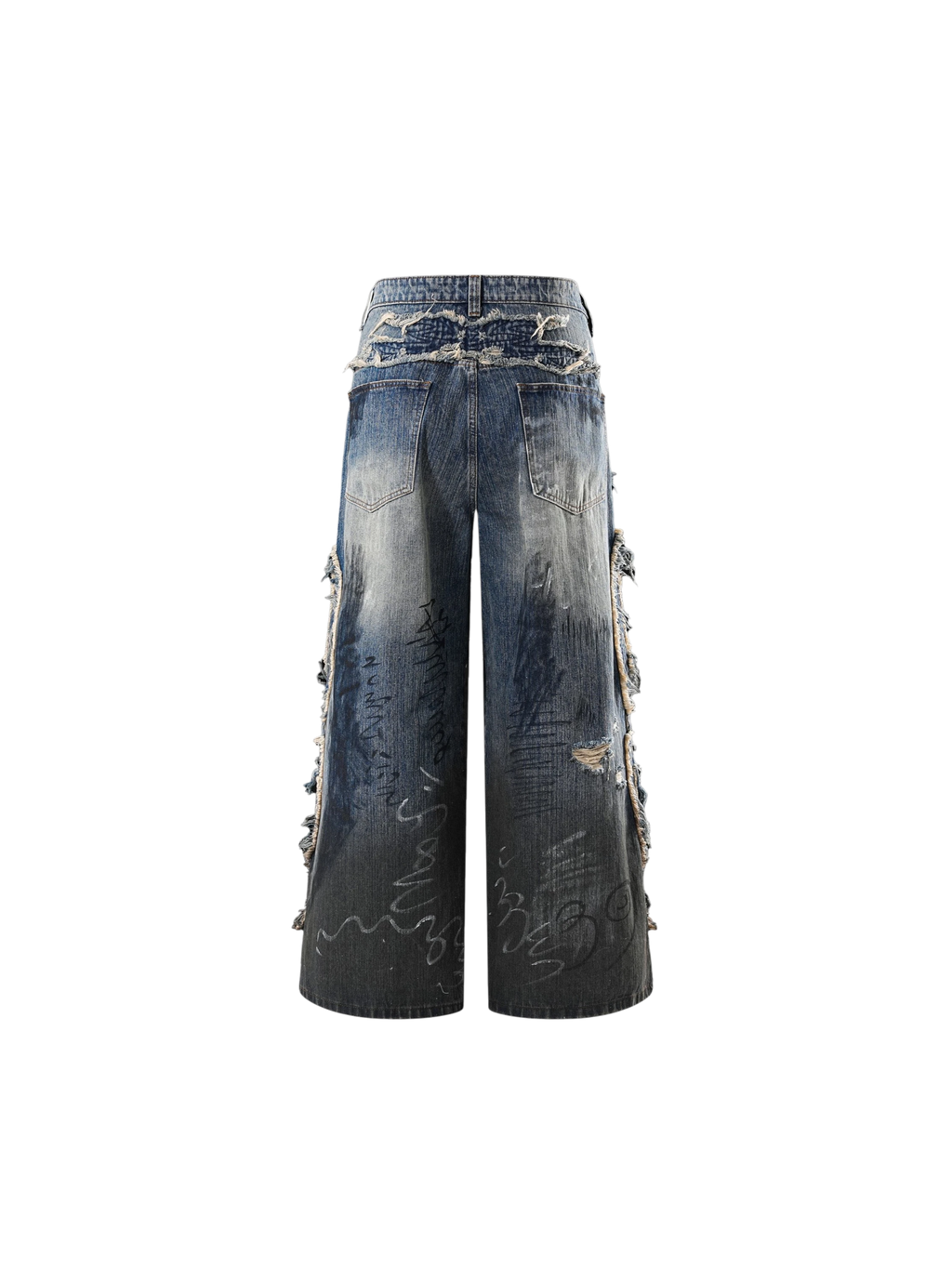 LUMINOUS DAWN GRAFFITI BAGGY JEANS