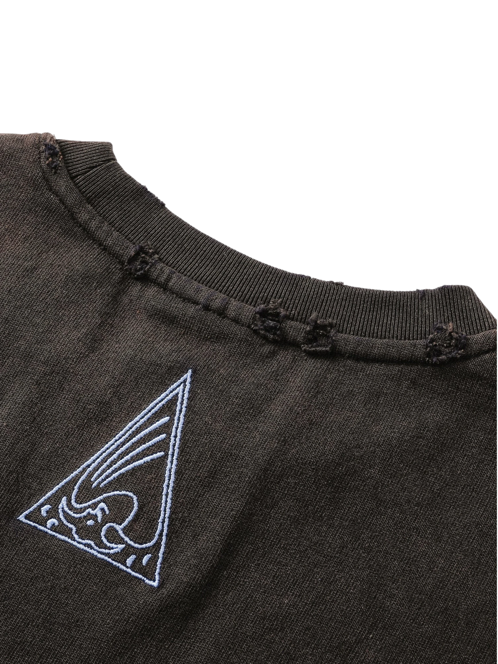 TBHNP Disciple two-tone washed long-sleeve tee — men's streetwear graphic tee