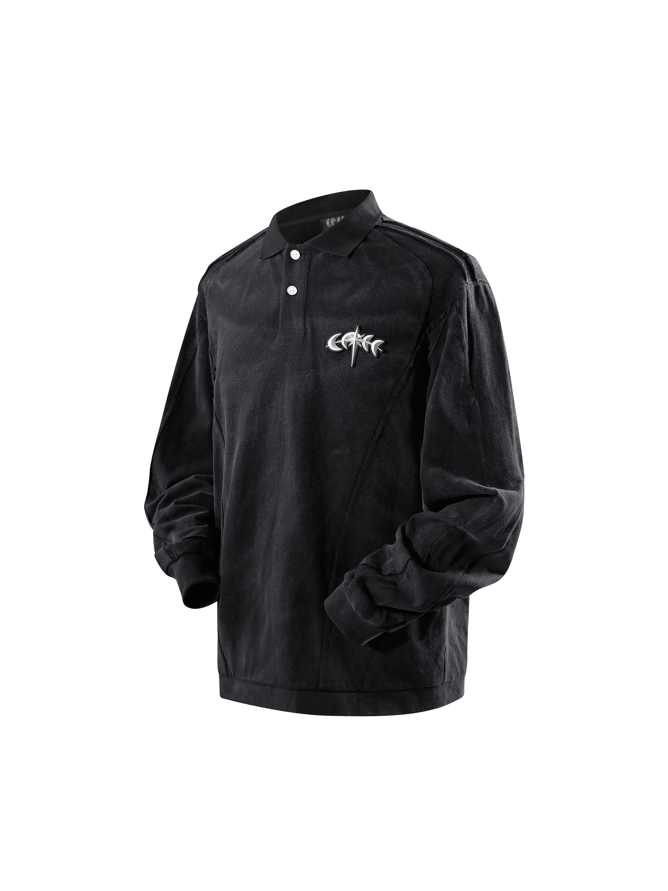 LUMINOUS DAWN STRUCTURED POLO L/S TEE