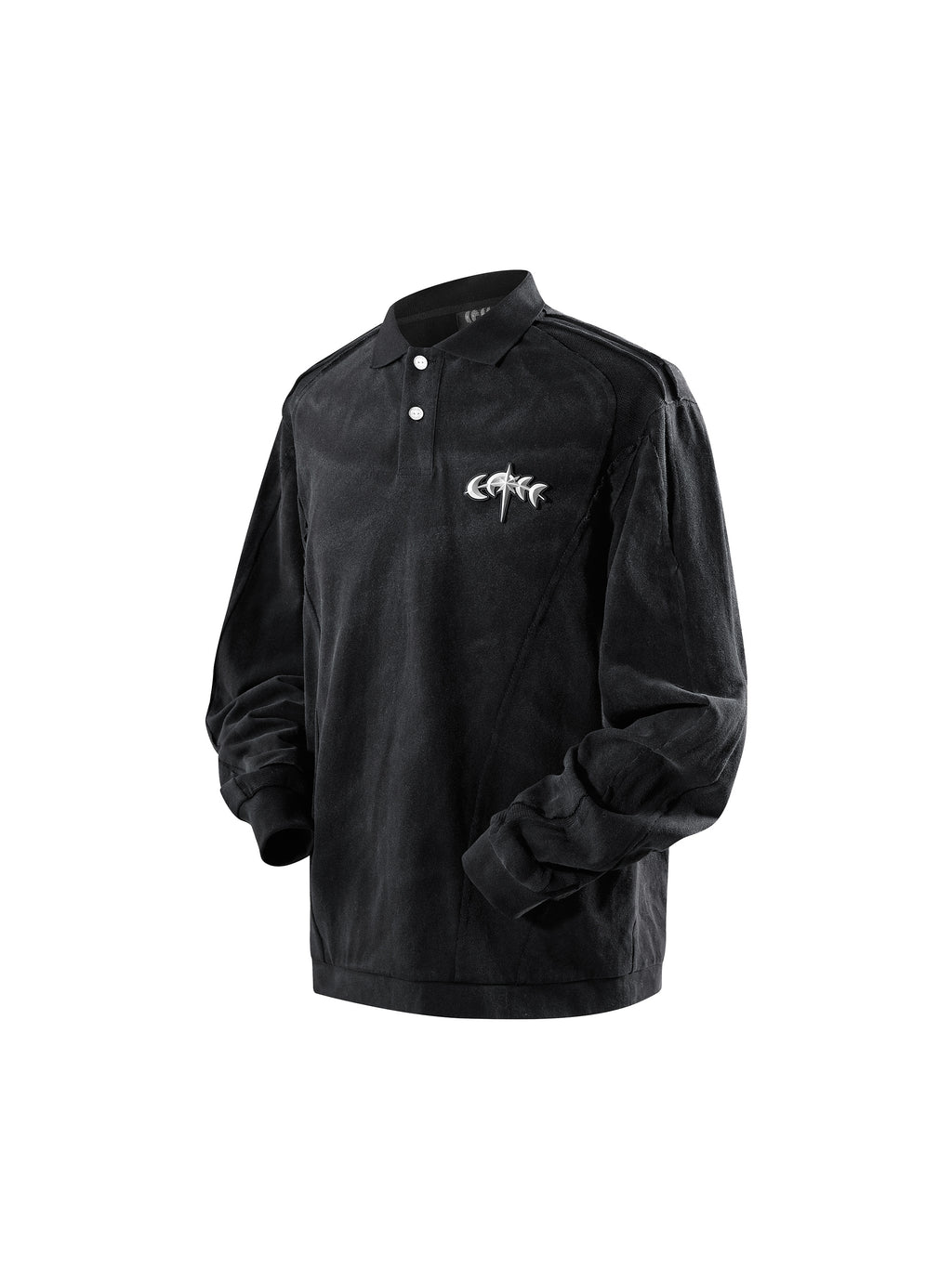 LUMINOUS DAWN STRUCTURED POLO L/S TEE