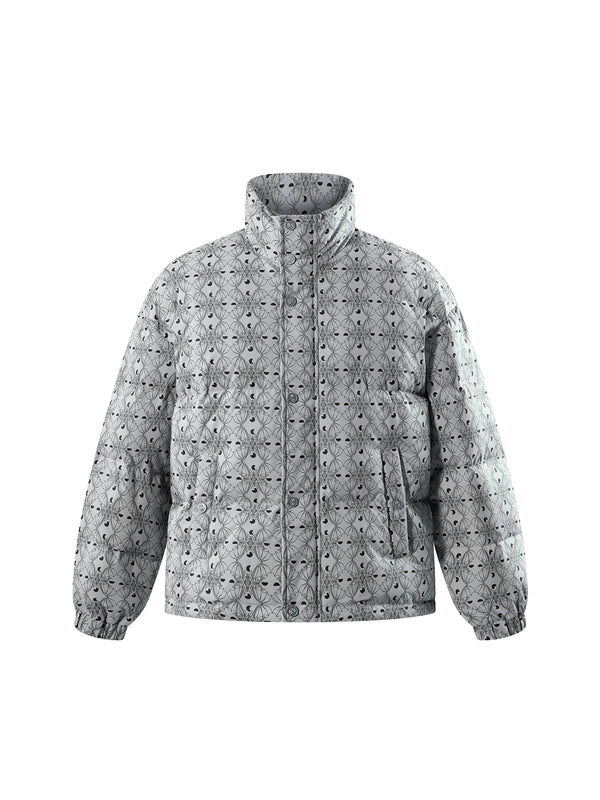 LUMINOUS DAWN SHADOWBAT STAND-COLLAR DOWN JACKET