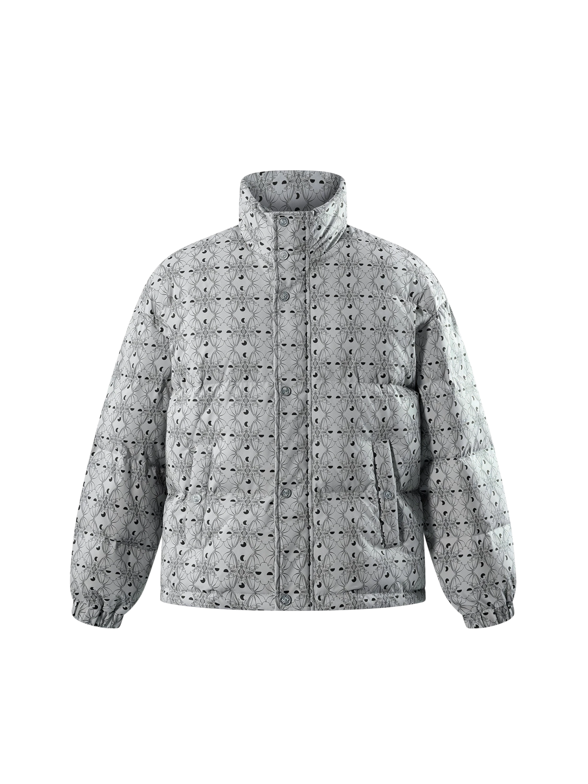 TBHNP Luminous Dawn Shadowbat down puffer jacket — men's gothic streetwear jacket