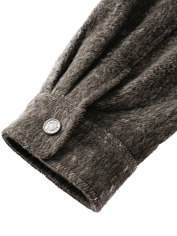 LUMINOUS DAWN RHINESTONE CROPPED SHIRT