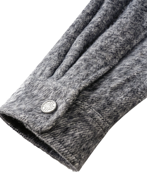 LUMINOUS DAWN RHINESTONE CROPPED SHIRT