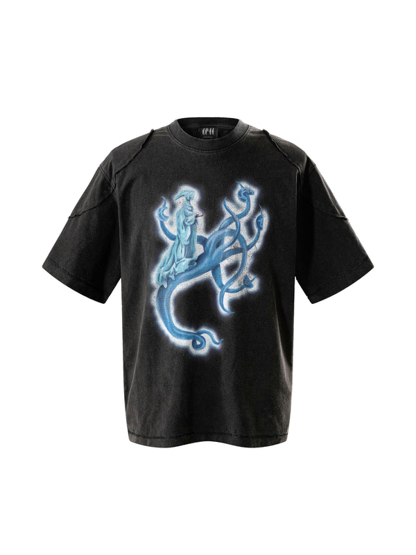 DISCIPLE RIBBED PATCHWORK S/S TEE