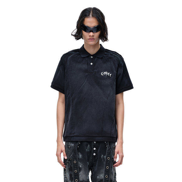 LUMINOUS DAWN STRUCTURED POLO S/S TEE